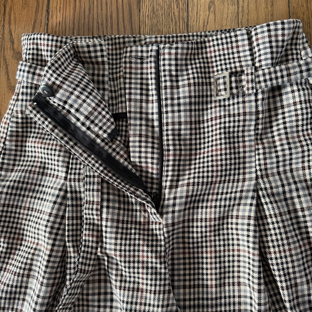 Zara Basic Pants Size S Women’s Checkered - Picture 6 of 14